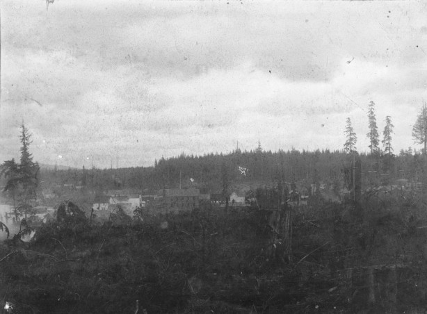 Cedar Cove: Cedar Mills, Cedar Cove, Vancouver, 1885. South side of Burrard Inlet, New Westminster District. From the City of Vancouver Archives, 